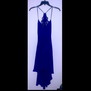 B SMART High low royal blue dress